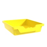 Aufbewahrungsbox Ergo Tray,  7 cm hoch, gelb, 
